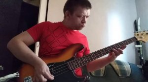 Бас.гитара.Гамма Ре мажор на Бас гитаре