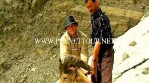 Охота в Азербайджане горах на козла Hunting in the mountains of Azerbaijan on a goat