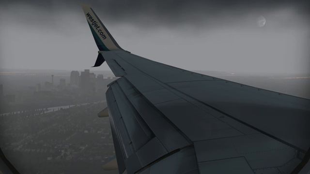 Landing in Calgary International Airport Alberta  CYYC  X-Plane 11  Zibo Mod