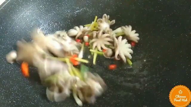 Stir Fried Baby Octopus Recipe - Easy Cooking Seafood At Home смотреть онлайн