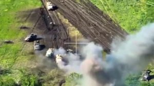 Нарезка кадров уничтожения техники ВСУ дронами-комикадзе ВС РФ.