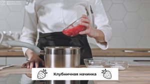 РЕЦЕПТ рулета "Клубника со сливками"