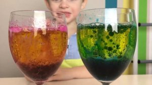 Лава лампа. Цветные вулканы своими руками.