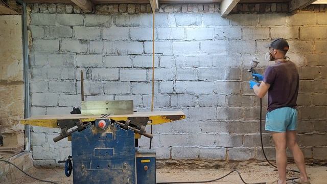 краска ECO для стен и потолков.Красим стены на производстве. Столярный цех STUPENI KALININGRAD смотреть онлайн