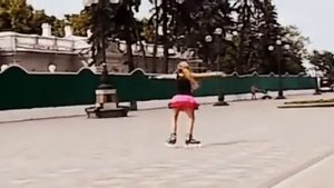 Фигурное катание на фитнесс роликах