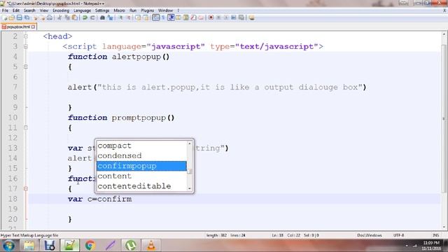 How To Create Pop-up box Using JavaScript | Tutorial | Prompt Box, Confirm Box,   Alert Box