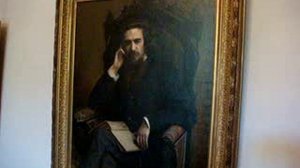 И.Н. Крамской - Портрет философа Соловьёва. I.N. Kramskoy - Portrait of the philosopher Solovyov.