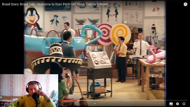 РЕАКЦИЯ:Вrawl Stars: Brawl Talk - Welcome to Starr Park! Gift Shop, Colette & More! смотреть онлайн