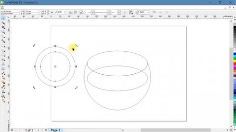 How to create cup in coreldraw | Clipart design in coreldraw | Artistic media tool in coreldraw