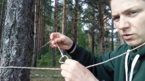 Натягивающий узел - простой полиспаст