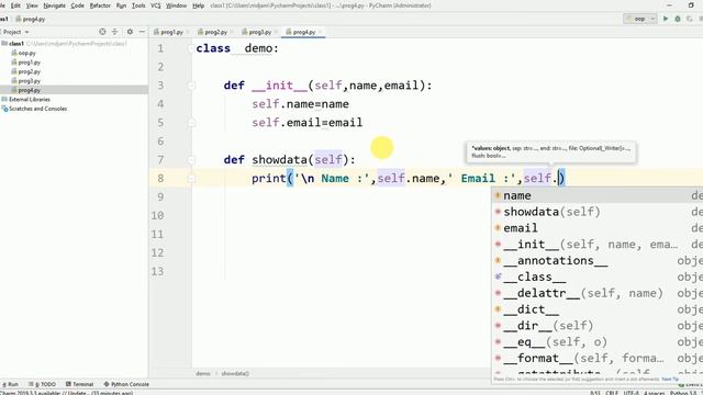 Python tutorial in Hindi |  Class and Object in Python |  Python OOPS tutorial |  OOPS in Python