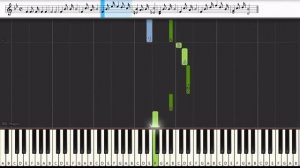 how to play Wedding March on piano | easy slow piano tutorial with sheet music