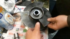 импеллер водомёта  как точно проточить в размер  impeller of jet pump  how exactly to gnaw through