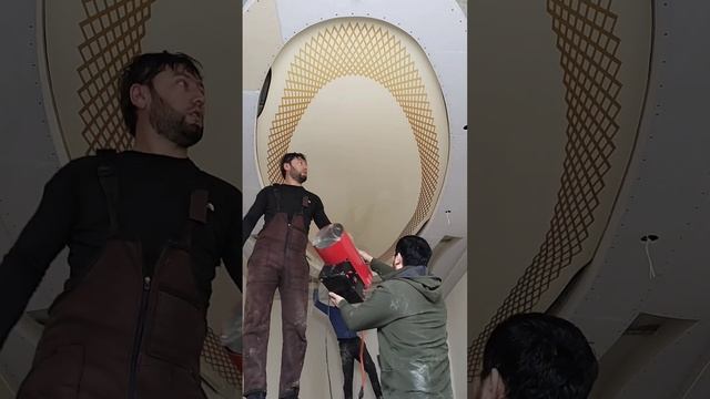 stretch ceiling fan фигурный Натяжной потолок смотреть онлайн