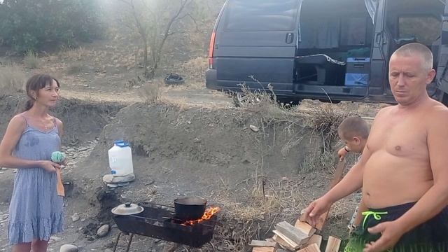 Очередной обзор палаточного лагеря дикарей из Симферополя! Крым кемпинг Чобан Кале