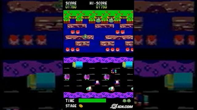 Frogger: Helmet Chaos Nintendo DS Gameplay - Arcade remake смотреть онлайн