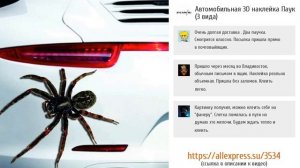 5 шикарных наклеек на авто с ALIEXPRESS