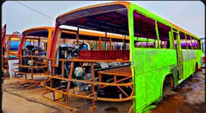 Производство автобусов Hino ручной работы в Пакистане – потрясающий производственный процесс Автобус