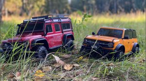 RC off-road test TRAXXAS TRX-4 Defender and TRAXXAS TRX4 2021 NEW FORD Bronco