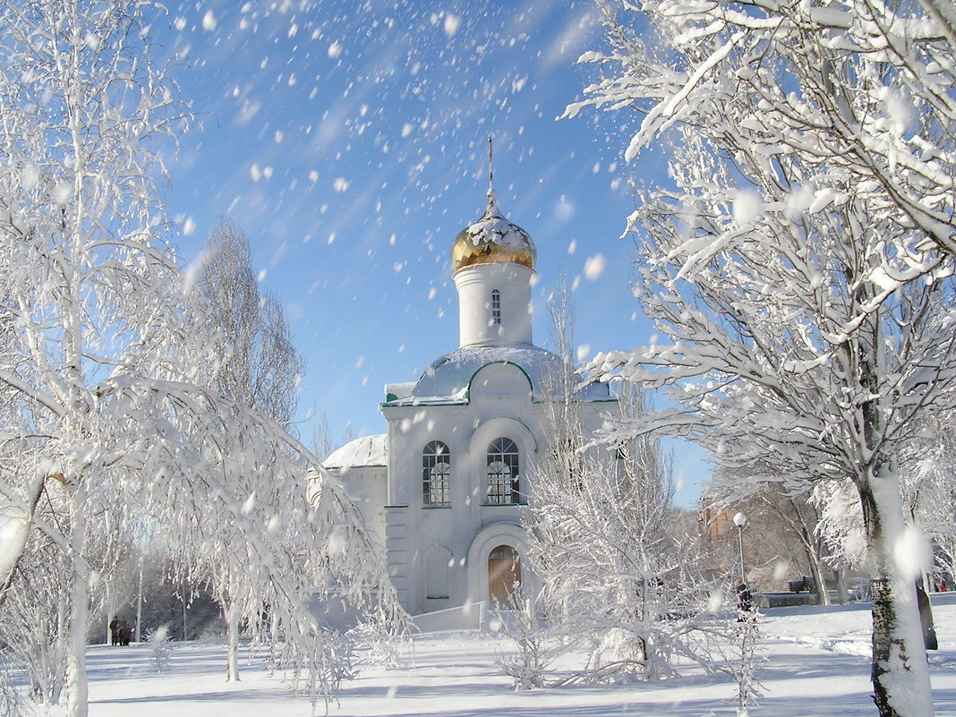 Зимние Церкви Фото