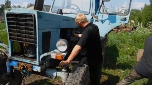 Пускач взбесился. МТЗ 80 -Быстрый СТАРТ!!!