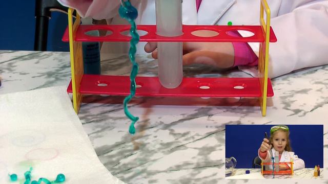 Полимерные червяки-мутанты. Домашние опыты и эксперименты. смотреть онлайн