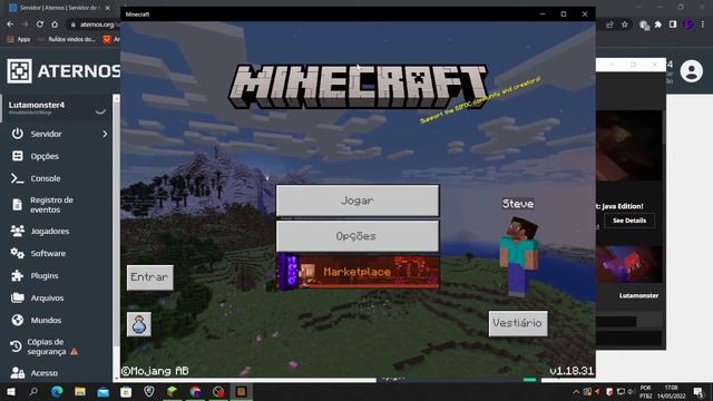 Como CRIAR um servidor de minecraft para JOGAR junto com BEDROCK e JAVA edition| 1.18 | Crossplay смотреть онлайн