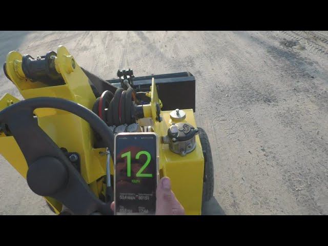 Helper 300 Замер скорости погрузчика