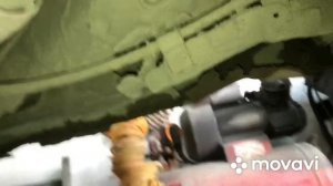Шевроле Ланос , замена порогов из профильной трубы , полный окрас , и обработка , Часть 1