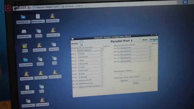 LinuxCNC connecting lathe encoder signals to LPT port смотреть онлайн
