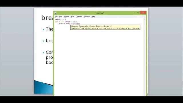 Break and Continue Statements | Python Programming Language | EduTut | Learn Easily in Tamil