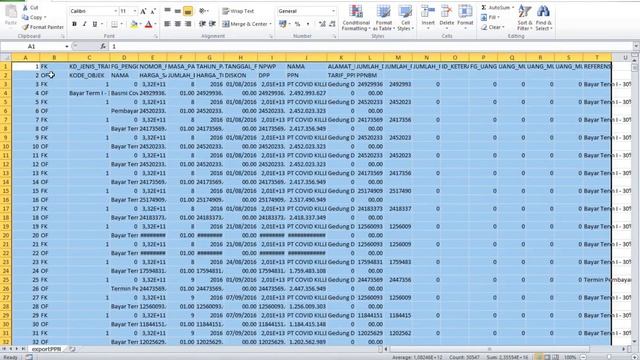 Merapihkan File CSV Hasil Export Aplikasi Efaktur (faktur pajak) смотреть онлайн