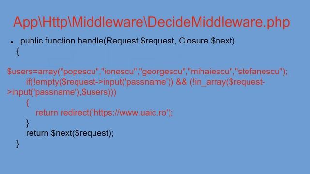 Middleware in Laravel 9 смотреть онлайн