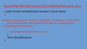 Middleware in Laravel 9