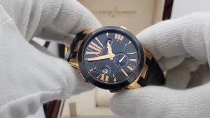 Функция GMT (второй часовой пояс) или двойное время в наручных часах Ulysse Nardin Executive.