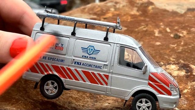 ГАЗ2752 СОБОЛЬ-ФУРГОН 1:43 DEAGOSTINI "ПОМОЩЬ НА ДОРОГЕ" смотреть онлайн