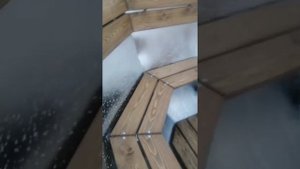 Банный чан с ветрозащитой (Уличная купель с подогревом)