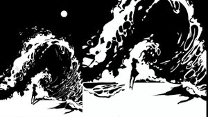 Procreate: монохромная книжная иллюстрация