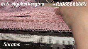 Кетлевание в карман, роспуск на Silver reed  с каретками от @ok_olgakochergina