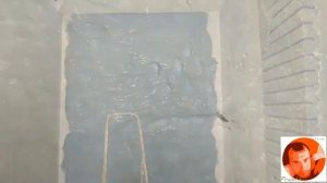 Стена мазанка. Как покрасить.