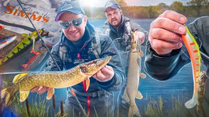 Зубастая затащила Андрея Чуланова в воду! | Рыбалка на щуку с берега