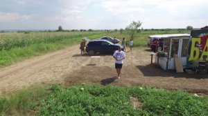 Яровое 2017 озеро вид  с высоты на бахче