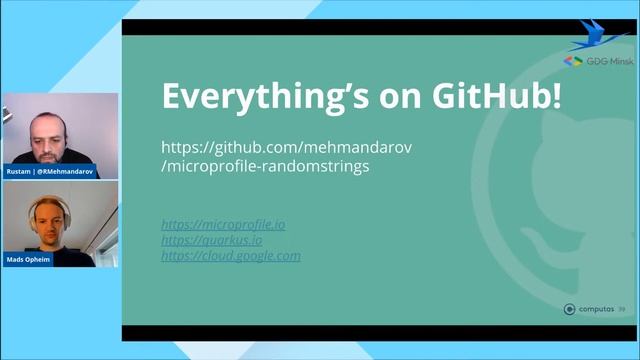 GDG Minsk Cloud April Meetup смотреть онлайн