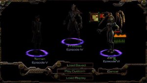 StarCraft Original vs Rematered vs Cartooned - Main Menu + Campaign Menu + Briefing Room Comparison