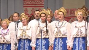 Псковский хор и Зина Тимофеева.