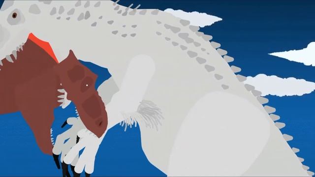 Stickman Тираннозавр против Индоминуса Рекса