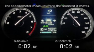 (2020y) SK5 FORESTER turbo acceleration test,cruise engine RPM.(Japan specification)