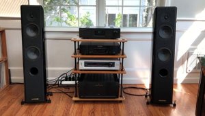 Sonus Faber Grand Piano Home speakers - Parasound A21 - MarantzSA8005 - PS Audio