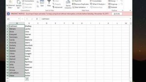 Microsoft Excel How To Separate Text In A Single Column