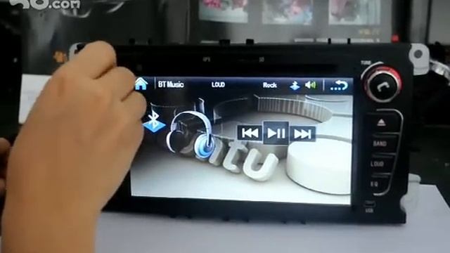 Магнитофон для Ford Mondeo, Focus с GPS, DVD, MP3, TV, USB, Bluetooth. смотреть онлайн